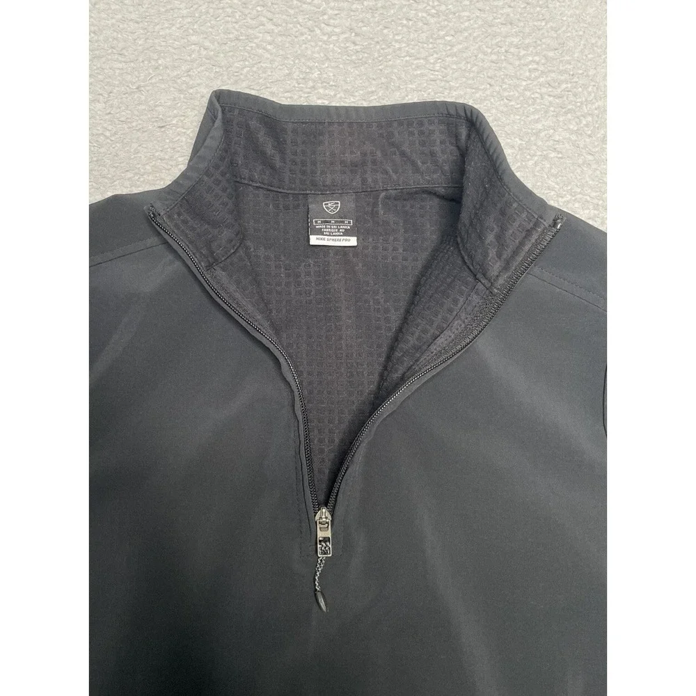 Nike Golf Sphere Pro Quarter Zip Jacket Mens Medium Waffle Lined Fleece Pullover
